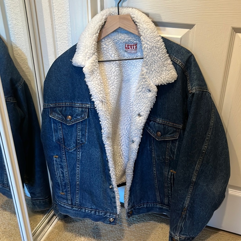 Vintage Levi’s Sherpa Denim Trucker Jacket